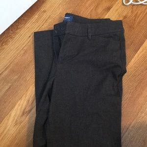 Dark grey pixie pants Old navy